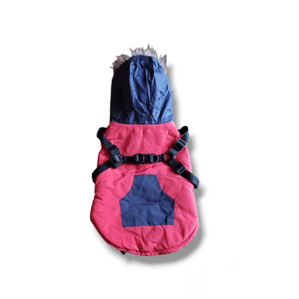 Chaqueta parka para perros con polar